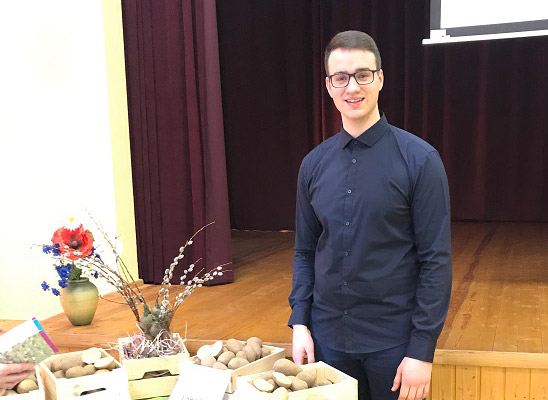 Elvijs Brauns savā saimniecībā šopavasar stādīs 20 šķirņu kartupeļus