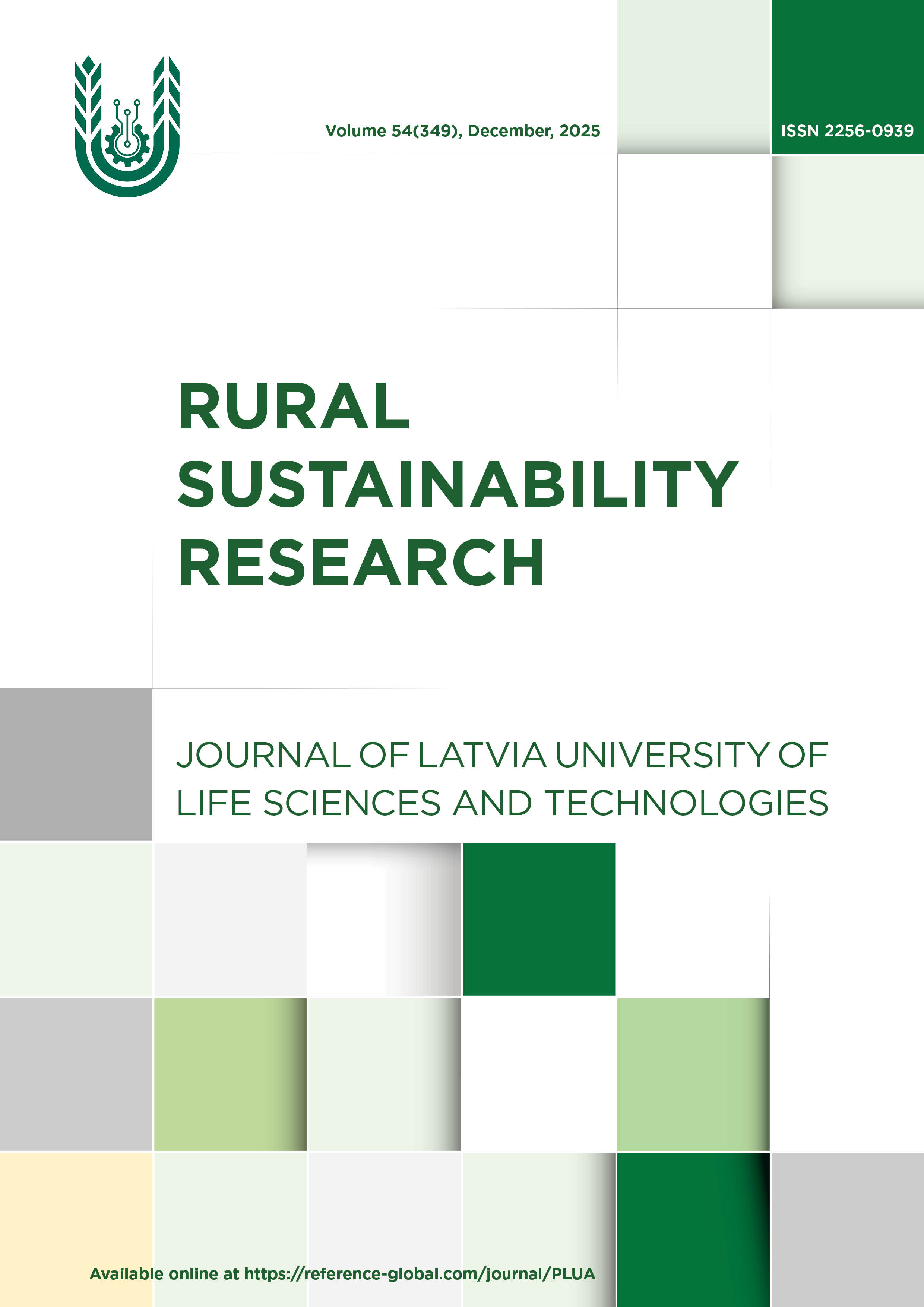 "Rural Sustainability Research. Former: Proceedings of the Latvia University of Life Sciences and Technologies"