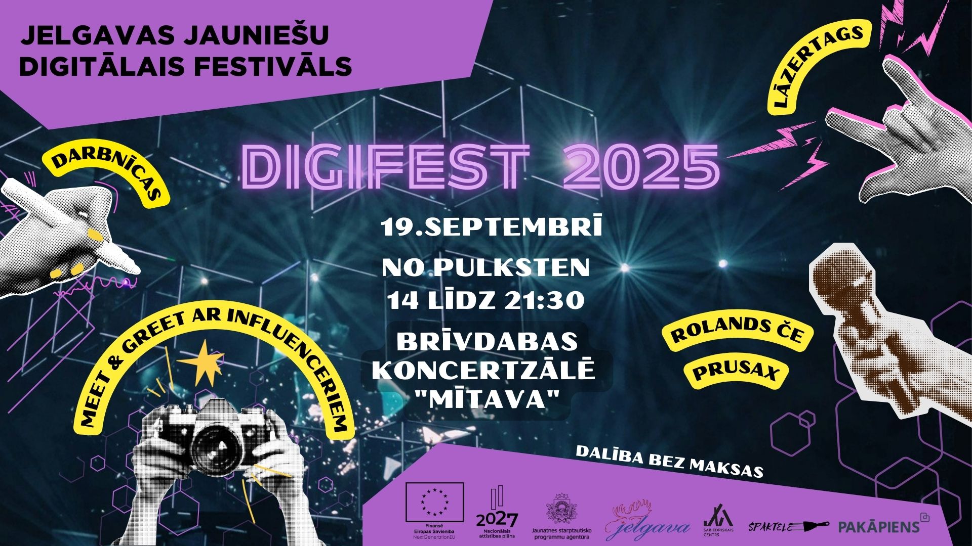 Inženierzinātņu un informācijas tehnoloģiju fakultāte aicina jauniešus piedalīties festivālā "Digifest"