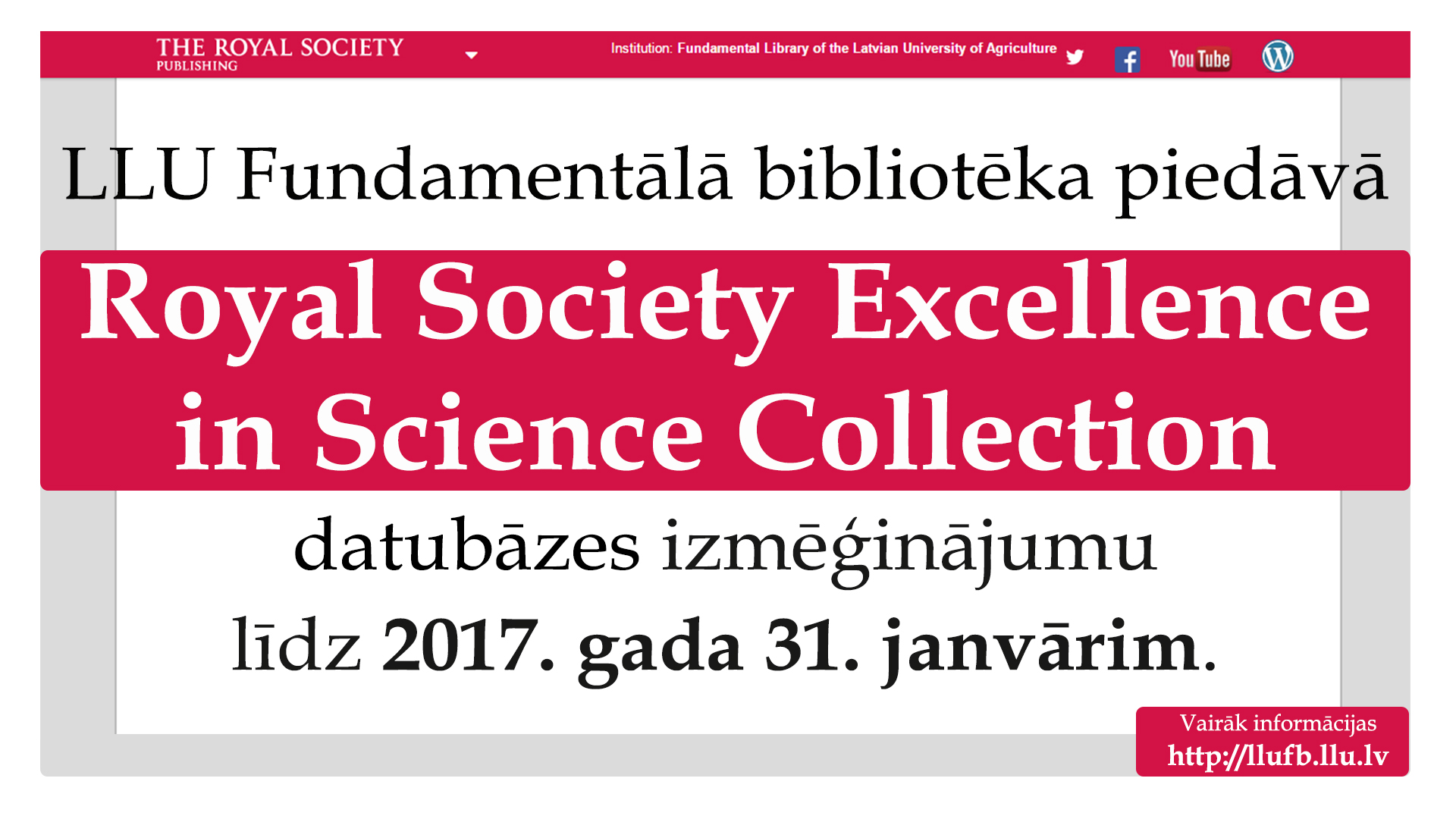 Bibliotēkas datubāzu izmēģinājums