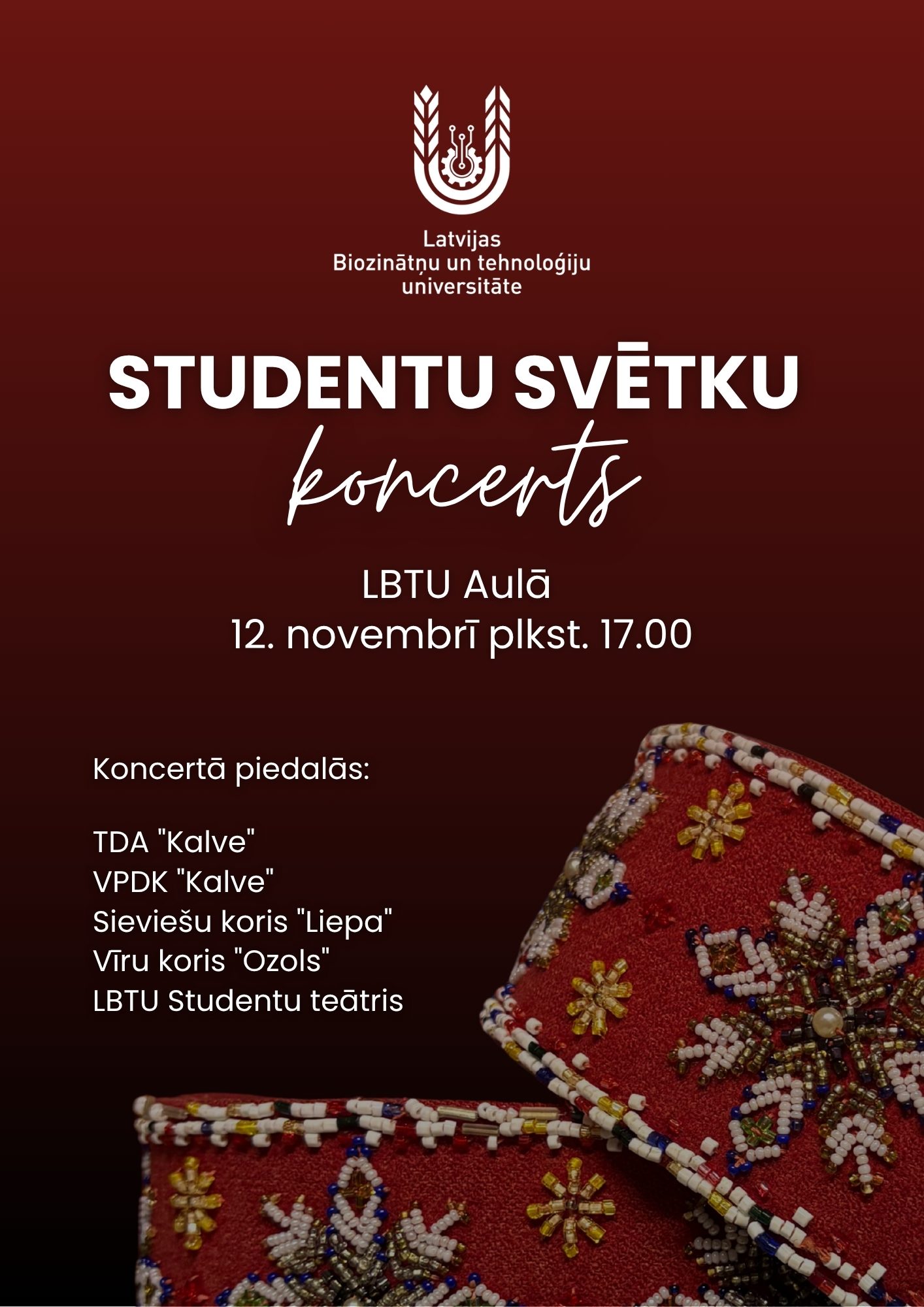 Aicinām svinēt kopā - Studentu svētku koncerts LBTU