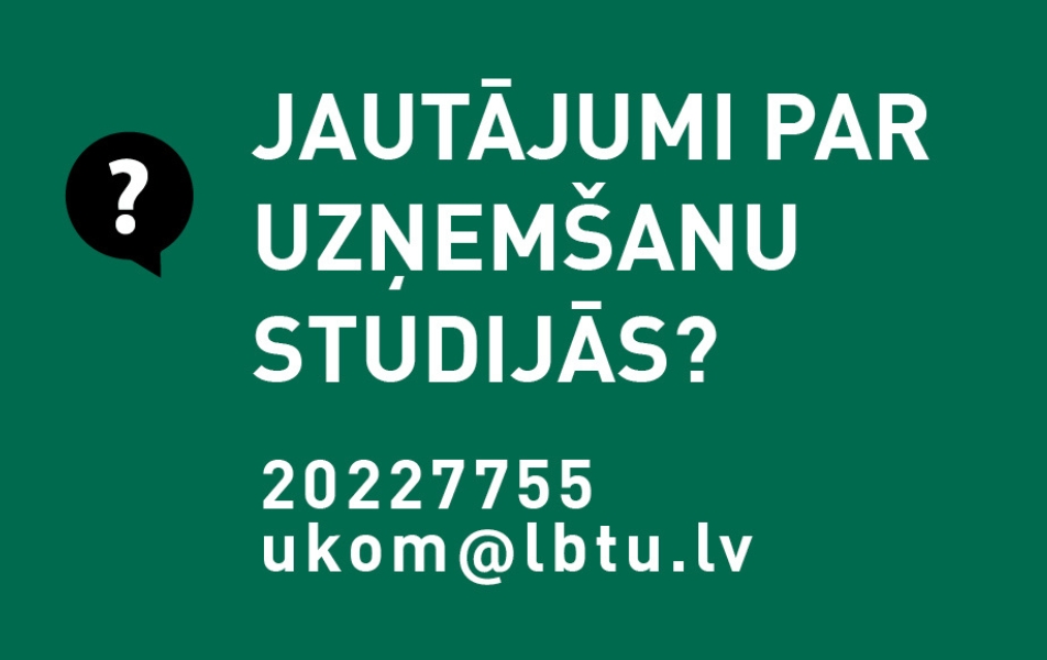 Studentu uzņemšana - mazais