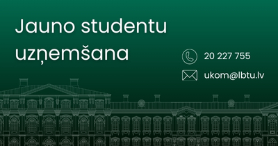 Jauno studentu uzņemšana