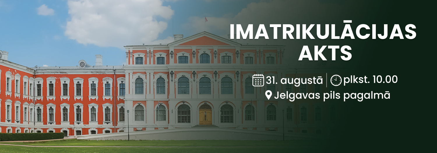 Imatrikulācijas akts pirmā kursa studentiem