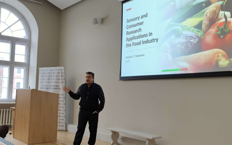 PTF vieslekcija par sensoro vērtēšānu pārtikas ražošanā