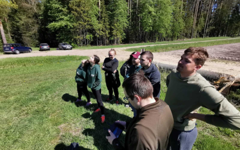 Dronu apmācības Meža fakultātes studentiem