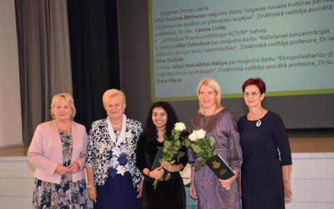 Altum un Jelgavas pilsētas domes balvu laureātu sveikšana