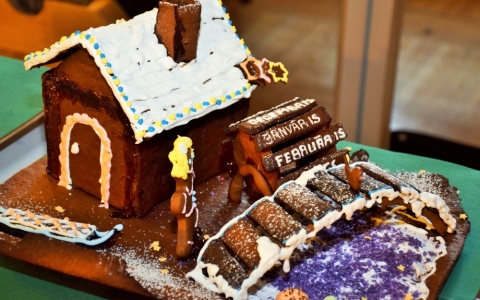 Piparkūku izstrādājumu izstāde "Laika rats"