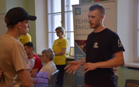LLU Atvērto durvju diena, studenti, LLU, fakultātes, vidusskola, skolēni