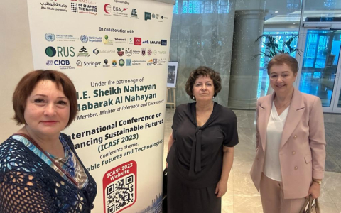 Ekonomikas un sabiedrības attīstības fakultātes pārstāves piedalās konferencē "Ilgtspējīgas attīstības nākotne" Abū Dabī