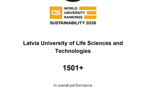 LBTU atkārtoti iekļūst QS pasaules universitāšu ilgtspējības reitingā un uzrāda augstu sniegumu
