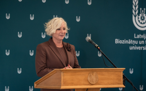 LR Saeimas priekšsēdētājas Daigas Mieriņas vizīte LBTU