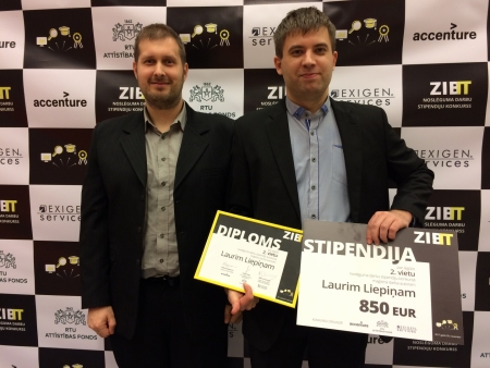 LLU Informācijas tehnoloģiju fakultāte - lektors Ingus Šmits un absolvents Lauris Liepiņš