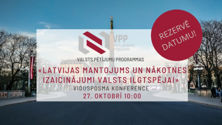 Valsts pētījumu programmas konference