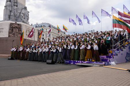 LBTU mākslinieciskie kolektīvi aizvadījuši XX Baltijas studentu dziesmu un deju svētkus "Gaudeamus"