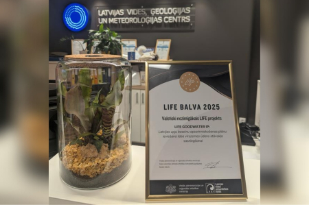 Apsveicam! Balva par izcilību vides aizsardzībā – LIFE programmas projekts GOODWATER IP atzīts par valsts nozīmīgāko projektu