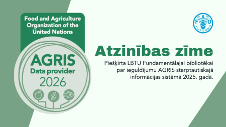 FAO Recognizes LBTU Fundamental Library for Its Contribution to the AGRIS System
