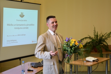 Jaunai sinženierzinātņu doktors Jānis Judrups