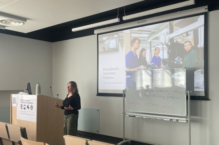 ASV Tafta universitātes profesores Leslie Sharkey vizīte Veterinārmedicīnas fakultātē 