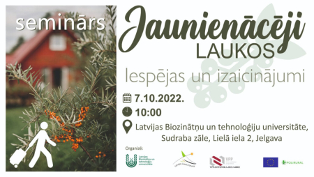 Aicina piedalīties seminārā par iespējām un izaicinājumiem laukos