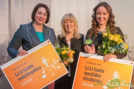 Apbalvoti LLU SP “Gada balva 2015” laureāti