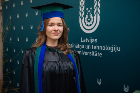 LBTU absolvente Megija Grīnberga: pacietība un ticība sev ir vērtīgākie ieguvumi no studiju procesa