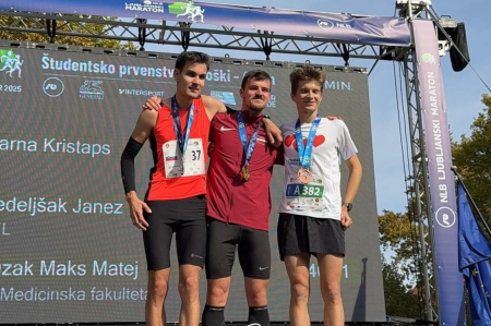 Apsveicam! LBTU students Kristaps Vārna kļūst par Eiropas studentu čempionu maratonā