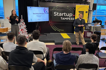 Starptautiska pieredze uzņēmējdarbībā: LBTU studenti apmeklē Tamperes universitāti un biznesa inkubatoru