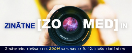 Toms Grēviņš un Kaspars Ozoliņš palīdzēs skolēniem iepazīt zinātnieka profesiju "ZINĀTNE.ZOOMED.IN 2" sarunās