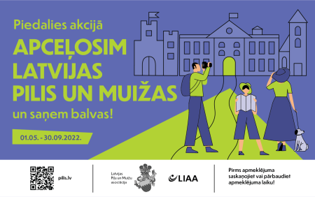 Jelgavas pils piedalās akcijā "Apceļosim Latvijas pilis un muižas"