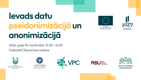 Ievads datu pseidonimizācijā un anonimizācijā