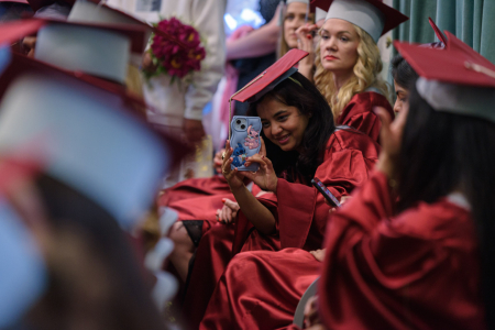 Graduates of the Faculty of Economics and Social Development receive higher education diplomas