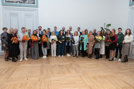 Pasniegtas LBTU Attīstības fonda stipendiju apliecības 16 izciliem studentiem