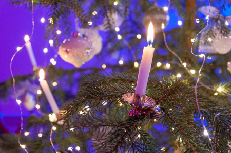 Jelgavas pils Ziemassvētkos