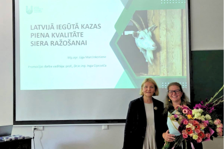 Promocijas darbā izvērtēta Latvijā iegūtā kazas piena piemērotība siera ražošanai