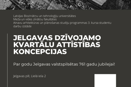 Studenti piedāvā savu redzējumu par Jelgavas dzīvojamo kvartālu attīstību