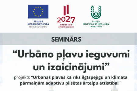 LBTU pētnieki aicina piedalīties tiešsaistes semināru par pļavām pilsētās
