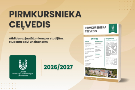 Esi sveicināts, pirmkursniek!