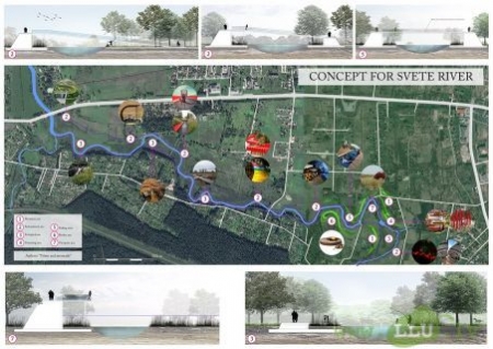 VBF studenti sekmīgi startējuši ideju konkursā "Water Spaces"