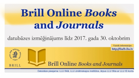 "Brill Online Books and Journals"