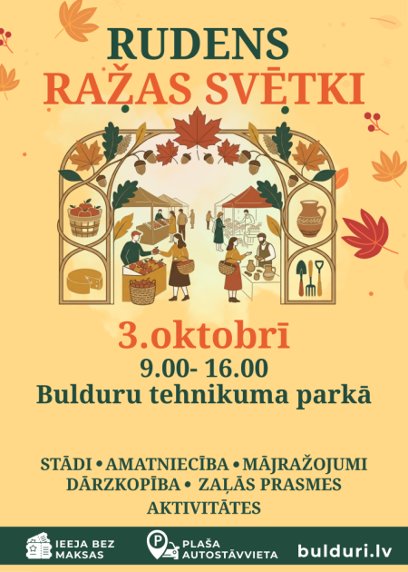 Rudens ražas svētki Bulduru tehnikumā