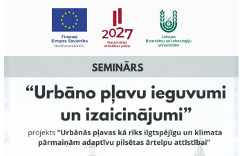 LBTU pētnieki aicina piedalīties tiešsaistes semināru par pļavām pilsētās