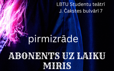 LBTU Studentu teātris 80. jubilejas gadā aicina uz pirmizrādi "Abonents uz laiku miris"
