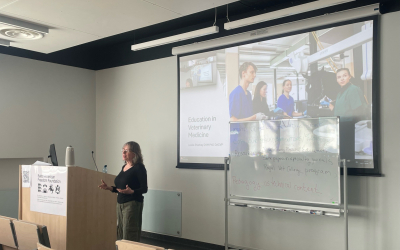 ASV Tafta universitātes profesores Leslie Sharkey vizīte Veterinārmedicīnas fakultātē 