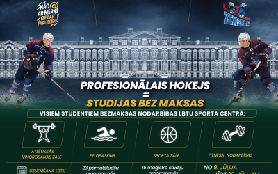 Nāc ar mērķi – izej ar pārliecību: profesionālais hokejs = studijas bez maksas