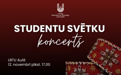 Aicinām svinēt kopā - Studentu svētku koncerts LBTU  