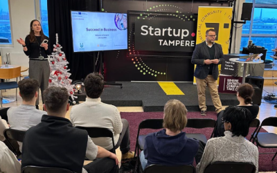 Starptautiska pieredze uzņēmējdarbībā: LBTU studenti apmeklē Tamperes universitāti un biznesa inkubatoru