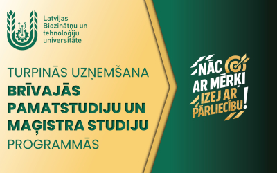 LBTU turpina uzņemšanu brīvajās bakalaura un maģistra studiju vietās