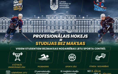 Nāc ar mērķi – izej ar pārliecību: profesionālais hokejs = studijas bez maksas