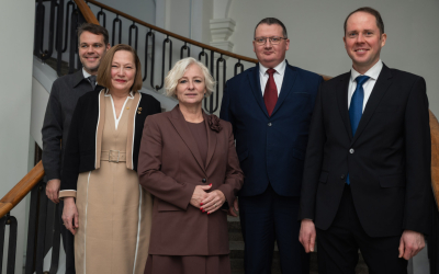 LR Saeimas priekšsēdētājas Daigas Mieriņas vizīte LBTU: universitātes ieguldījums zinātnē, inovācijās un valsts drošībā